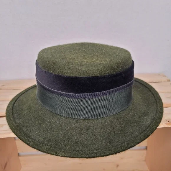 Capo Green Wool Hat size 7 MED - Picture 3 of 12